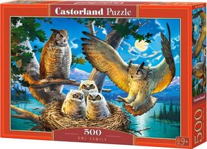 Castorland Puzzle 500 Owl Family CASTOR 1