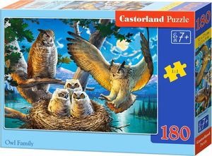 Castorland Puzzle 180 Owl Family CASTOR 1