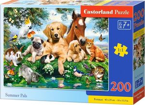 Castorland Puzzle 200 Summer Pals CASTOR 1