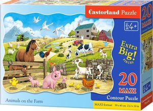 Castorland Puzzle 20 maxi - Animals on the Farm CASTOR 1