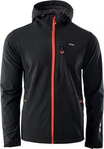 Kurtka męska Elbrus SOFTSHELL IVER BLACK/SPICY ORANGE/ASPHALT XXL 2