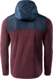 Elbrus Bluza męska Rahe Windsor Wine Melange/Dress Blues r. XL 3