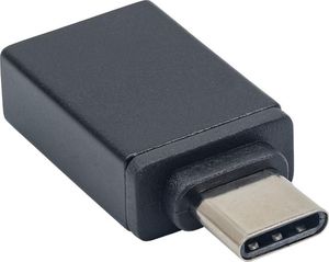Adapter USB Akyga USB-C - USB Czarny  (AK-AD-54) 1