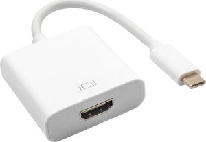 Adapter USB Akyga USB-C - HDMI Biały  (AK-AD-53) 1