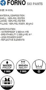 Hi-Tec SPODNIE FORNO BLACK XXL 4