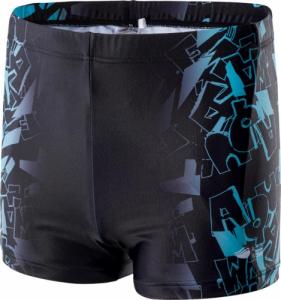 AquaWave KĄPIELÓWKI ATOS JR BLACK SCUBA BLUE LOGO PRINT 146 2