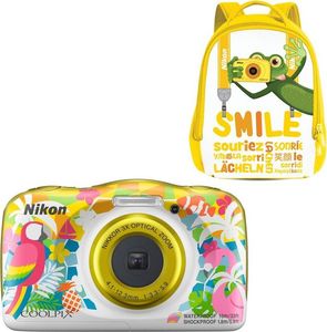 Aparat cyfrowy Nikon Aparat cyfrowy Nikon COOLPIX W150 VQA114K001 (Akumulator jonowo-litowy EN-EL19, Kabel USB UC-E21, Ładowarka sieciowa EH-73P, Pasek, Plecak, Szczoteczka (do czyszczenia osłony wodoszczelnej); wielokolorowy) 1