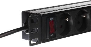 NetRack Listwa zasilająca 10'' 1U 230V/16A 4x typ E (125-10-01) 1