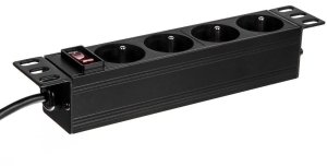 NetRack Listwa zasilająca 10'' 1U 230V/16A 4x typ E (125-10-01) 4