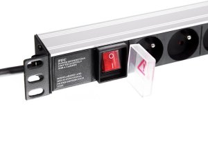 NetRack Listwa zasilająca 19'' 1U 230V/16A 8x typ E (125-19-02) 3