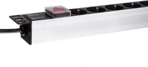 NetRack Listwa zasilająca 19'' 1U 230V/16A 8x typ E (125-19-02) 5