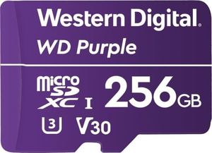Karta WD Purple MicroSDXC 256 GB Class 10 UHS-I/U3 V30 (WDD256G1P0A) 1