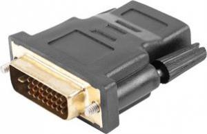 Adapter AV Lanberg HDMI - DVI-D czarny (AD-0010-BK) 2