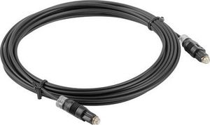 Kabel Lanberg Toslink - Toslink 1m czarny (CA-TOSL-10CC-0010-BK) 2