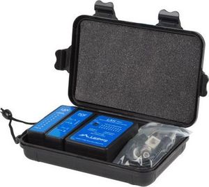 Lanberg Tester kabli POE / RJ-45 / RJ-11 / Coaxial (NT-0404) 2