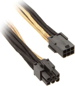 SilverStone PCIe 6-pin - PCIe 6-pin, 0.25m, Czarno-żółty (SST-PP07-IDE6BG) 1