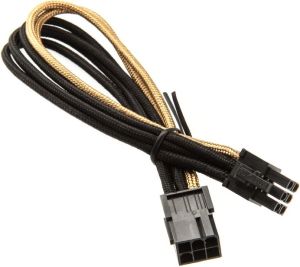 SilverStone PCIe 6-pin - PCIe 6-pin, 0.25m, Czarno-żółty (SST-PP07-IDE6BG) 2
