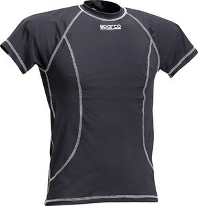 Sparco T-shirt Sparco Basic czarny XS 1