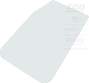 OMP Racing Fartuchy przeciwbłotne białe (50x30cm) 1