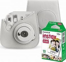 Aparat cyfrowy Fujifilm Fujifilm Instax Mini 9 biały + etui i wkład 1pack 1