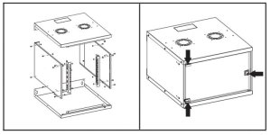 Szafa Intellinet Network Solutions Wisząca 19" 9U (714167) 3