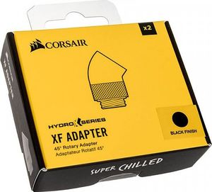 Corsair Złącze obrotowe Hydro X Series 45° G1/4 Czarny, 2 sztuki (CX-9055001-WW) 3