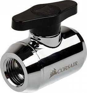 Corsair Zawór kulowy Hydro X Series XF G1/4 Chromowany (CX-9055020-WW) 2