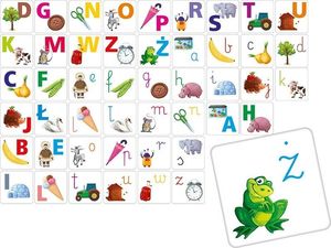 Adamigo Gra Memory Literki Małe I Duże 2