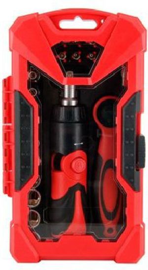 4World Zestaw wkrętaków i kluczy nasadowych + pokrętło (08847) 2