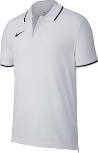 Nike Koszulka Nike Y Polo Team Club 19 SS AJ1546 100 AJ1546 100 biały XL (158-170cm) 1