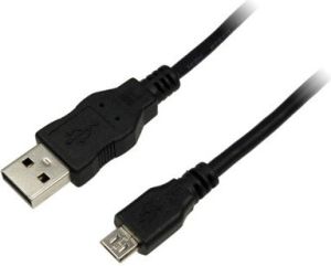 Kabel USB LogiLink USB-A - microUSB 5 m Czarny (CU0060) 1