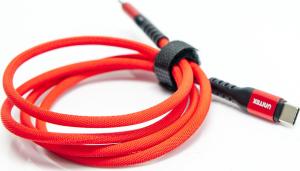 Kabel USB Unitek USB-C - Lightning 1 m Czerwony (C14060RD) 7