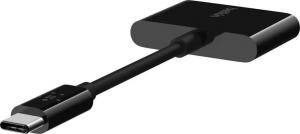 Adapter USB Belkin F7U080btBLK USB-C - Jack 3.5mm + USB-C Czarny  (F7U080btBLK) 5