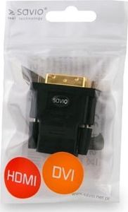 Adapter AV Savio HDMI - DVI-D czarny (1_697738) 2