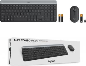 Klawiatura + mysz Logitech MK470 Slim (920-009204) 10