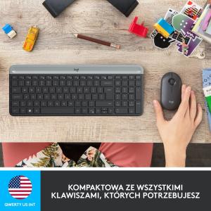 Klawiatura + mysz Logitech MK470 Slim (920-009204) 2