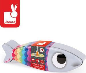 Janod Zestaw do łowienia magnetyczny drewniany 10 rybek Sardynka 2