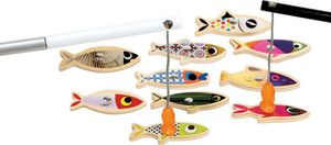 Janod Zestaw do łowienia magnetyczny drewniany 10 rybek Sardynka 6