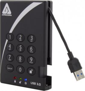 Dysk zewnętrzny HDD Apricorn Aegis Padlock 1TB Czarny (A25-3PL256-1000) 2