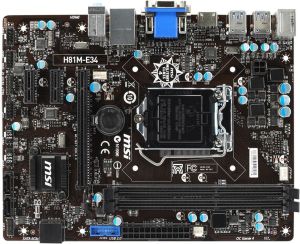 Płyta główna MSI H81M-E34, H81, DualDDR3-1600, HDMI, DVI, SATA3, mATX (H81M-E34) 2