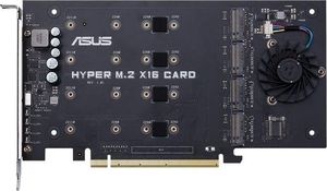 Kontroler Asus PCIe 3.0 x16 - 4x M.2 M-key Hyper M.2 X16 Card V2 (90MC06P0-M0EAY0) 2