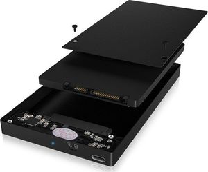 Kieszeń Icy Box HD enclosure 2,5 ICY Box HDD/SSD USB3 Black lock 3