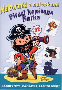 Malowanki z nalepkami Piraci Kapitana 1