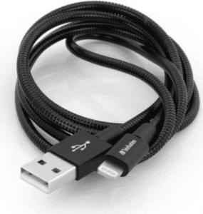 Kabel USB Verbatim Lightning USB-A, black 1