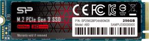 Dysk SSD Silicon Power P34A80 256GB M.2 2280 PCI-E x4 Gen3 NVMe (SP256GBP34A80M28) 1