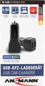 Ładowarka Ansmann In-Car Charger 248 2x USB-A 2.4 A  (1000-0020) 6