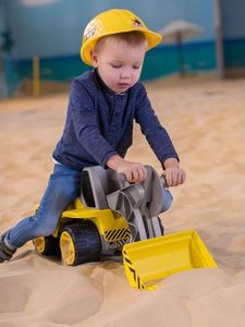 Big Jeździk Power-Worker Maxi-Loader - yellow / gray 3