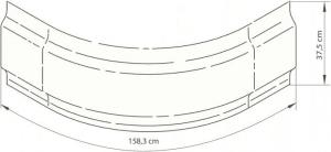 Obudowa brodzika Deante Deep półokrągła 90cm  (KTD_041O) 2