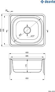 Zlewozmywak Deante Doppio (ZEN_0103) 2