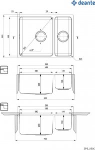 Zlewozmywak Deante Egeria ZPE_050C Stal satynowa 3
